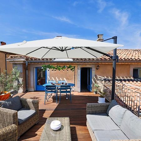 شقة La Terrasse Tapaja Vue Conciergeriedamecarcas قرقشونه المظهر الخارجي الصورة