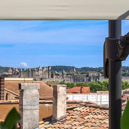شقة La Terrasse Tapaja Vue Conciergeriedamecarcas قرقشونه المظهر الخارجي الصورة