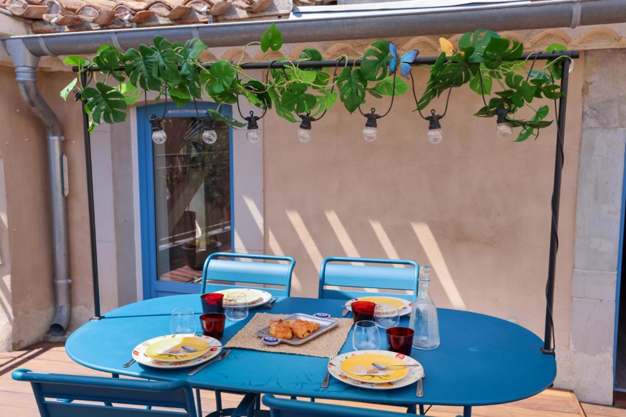 شقة La Terrasse Tapaja Vue Conciergeriedamecarcas قرقشونه المظهر الخارجي الصورة